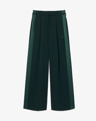 Pantaloni oversize con banda in raso