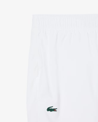 Shorts sportivi in taffet&agrave; a rombi