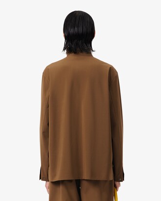 Camicia in misto lana regular fit Runway