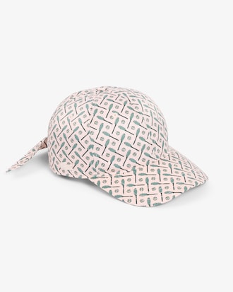 Cappellino in raso con nodo