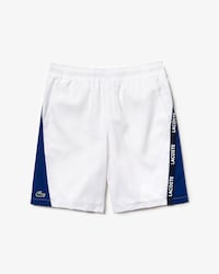 Pantaloni corti da uomo bicolori con fasce Lacoste SPORT