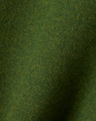 Blazer doppiopetto in twill di lana fiammata Runway