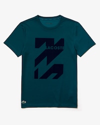 T-shirt da uomo traspirante con stampa grafica Lacoste LIVE