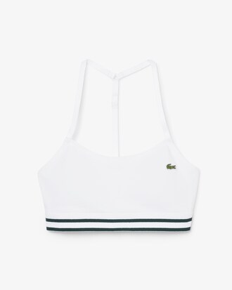 Bralette in cotone a coste