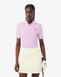 Polo da golf slim fit elasticizzata UV Protect