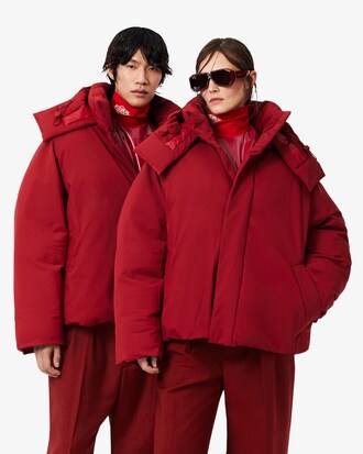 Giacca imbottita con cappuccio e collo alto Runway
