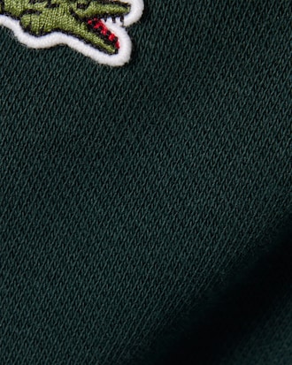 Felpa con cappuccio in tessuto felpato con zip