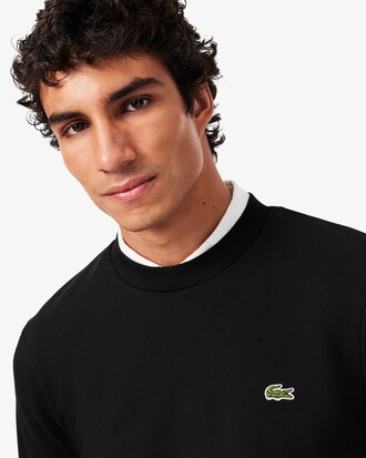 Felpa in tessuto felpato classic fit