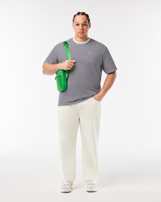 T-shirt in cotone pesante a righe