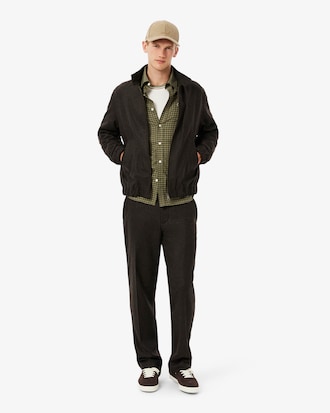 Camicia regular fit in flanella motivo scozzese