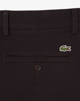 Shorts chino in twill elasticizzato