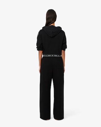 Pantaloni homewear in morbido tessuto felpato