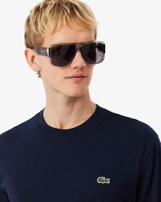 T-shirt in cotone a maniche lunghe