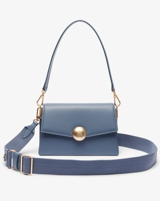 Borsa in pelle con patta Tennis Bliss