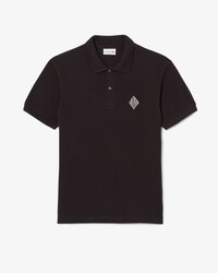 Polo in piqu&eacute; con stemma classic fit