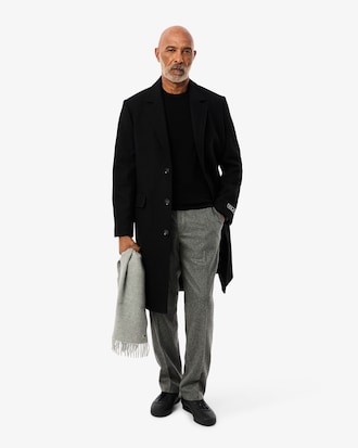 Pullover girocollo monocromatico in cotone