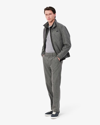 Pullover girocollo monocromatico in cotone