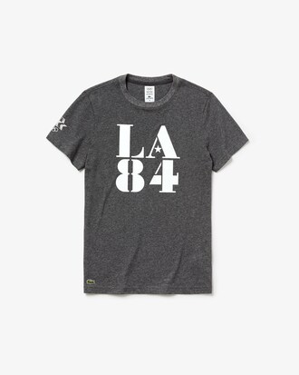 T-shirt da uomo in cotone stampato Olympic Heritage Collection By Lacoste