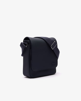 Borsa a tracolla da uomo classica con chiusura a patta