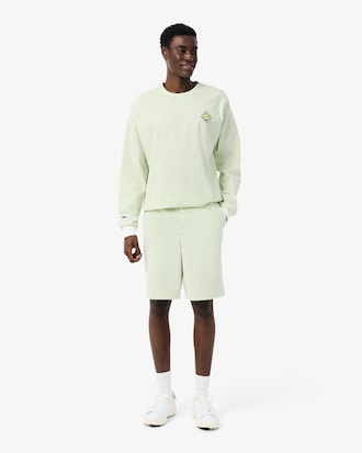 Bermuda da golf a righe Ultra Dry relaxed fit