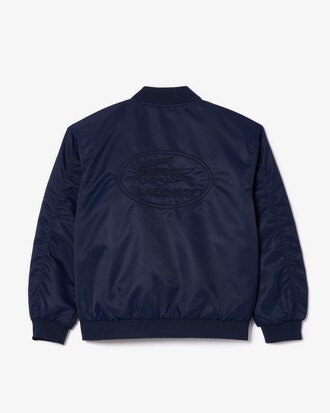 Bomber in nylon colorblock