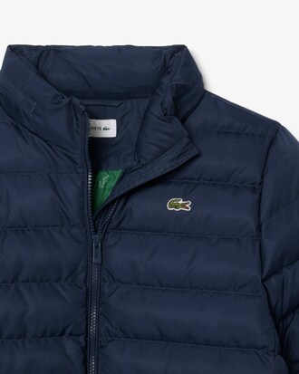 Giacca imbottita unisex con cappuccio foderato in tessuto felpato
