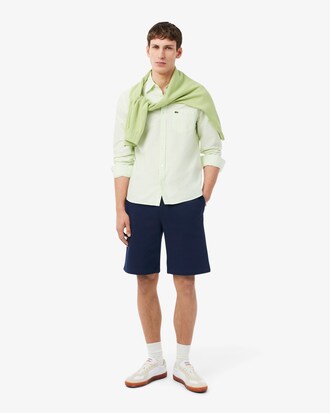 Shorts relaxed fit in tessuto felpato