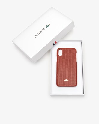 Custodia per iPhone X in pelle piqué Chantaco