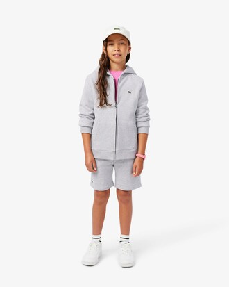Felpa unisex con cappuccio e zip
