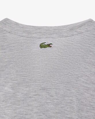 T-shirt a maniche lunghe con etichetta con logo
