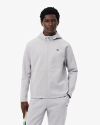 Felpa sportiva elasticizzata con cappuccio e zip