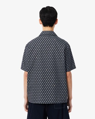 Camicia relaxed fit con stampa