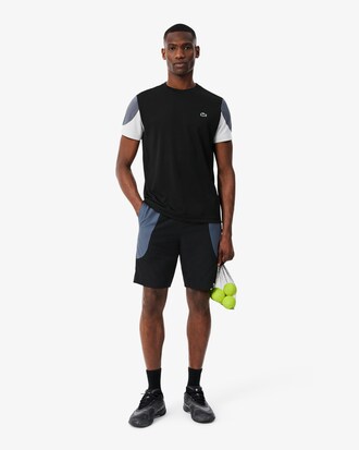 Shorts sportivi idrorepellenti colorblock