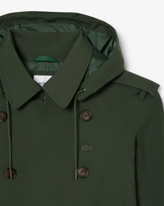 Trench antivento idrorepellente