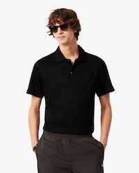 Polo Paris classic fit ricamata con collo aperto