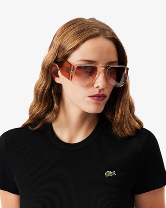 T-shirt in cotone a costine slim fit