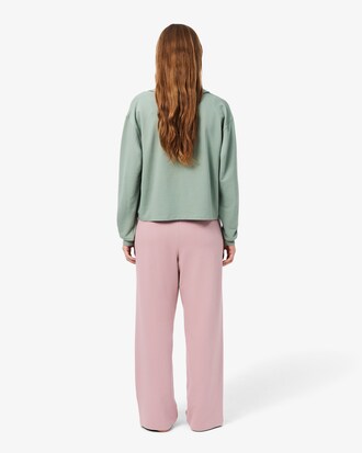 Pantaloni loungewear wide fit in felpa