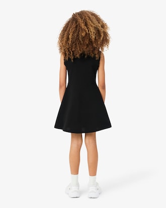 Abito senza maniche in piqu&eacute; elasticizzato