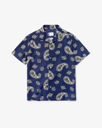 Camicia unisex con stampa paisley skinny fit Lacoste LIVE