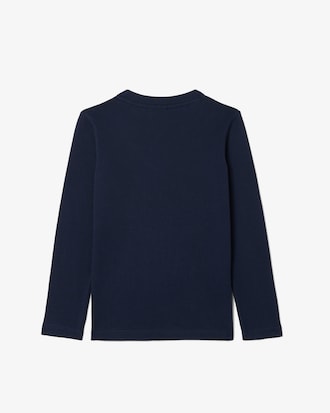 T-shirt in cotone a maniche lunghe