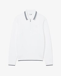 Felpa con collo a polo e zip Tennis Heritage