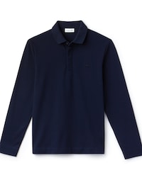 Polo Paris Regular Fit Lacoste a maniche lunghe in piqu&eacute; di cotone stretch