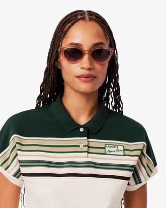 Polo a righe Made in France slim fit