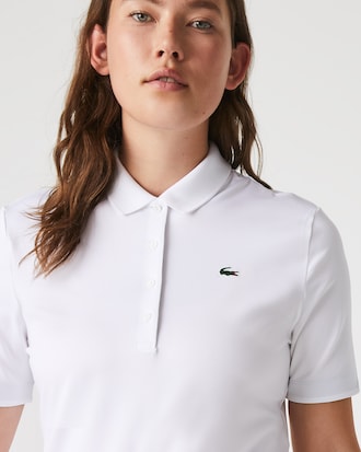 Polo da golf slim fit elasticizzata UV Protect