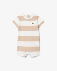 Tutina neonato in interlock a righe