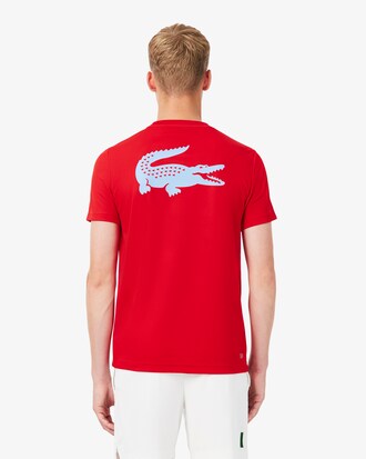 T-shirt sportiva Ultra-Dry con stampa coccodrillo