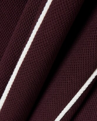 Felpa Tennis Heritage con zip e stemma