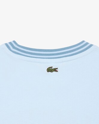 T-shirt in cotone con logo Lacoste