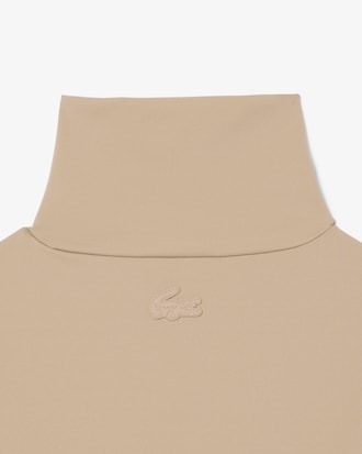 T-shirt elasticizzata a collo alto Lacoste x Wang Yibo