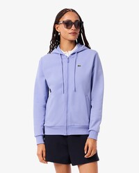 Felpa con cappuccio in pile con zip
